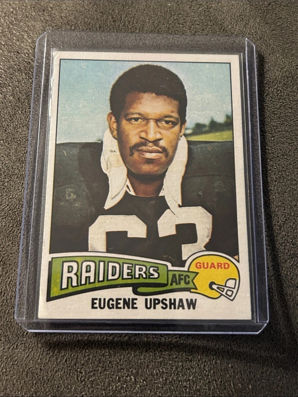 1975 Topps Eugene Upshaw Oakland Raiders #190